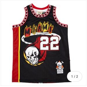 BRAND X GOTH JIMMY BUTLER BASKETBALL JERSEY (BLACK)